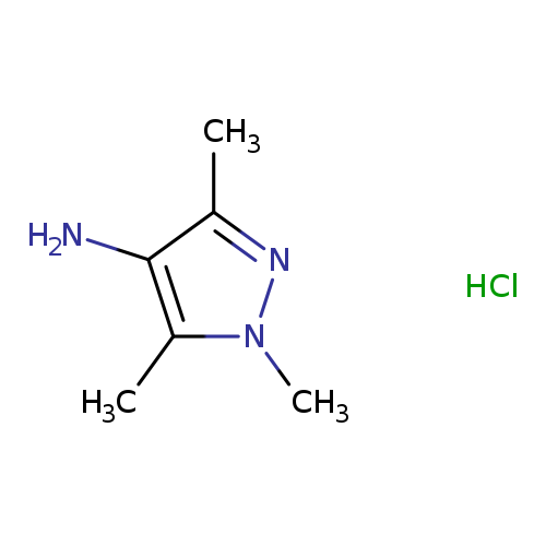 Cc1nn(c(c1N)C)C.Cl