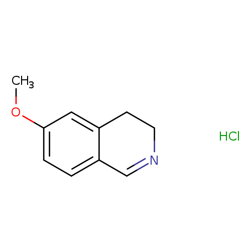 COc1ccc2c(c1)CCN=C2.Cl