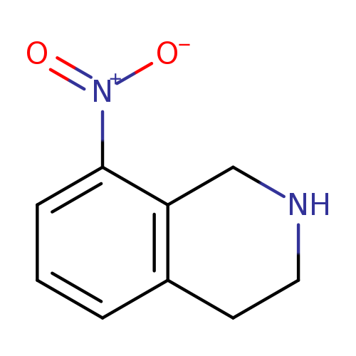 [O-][N+](=O)c1cccc2c1CNCC2