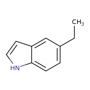 CCc1ccc2c(c1)cc[nH]2