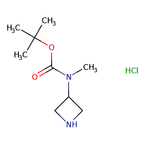 CN(C(=O)OC(C)(C)C)C1CNC1.Cl