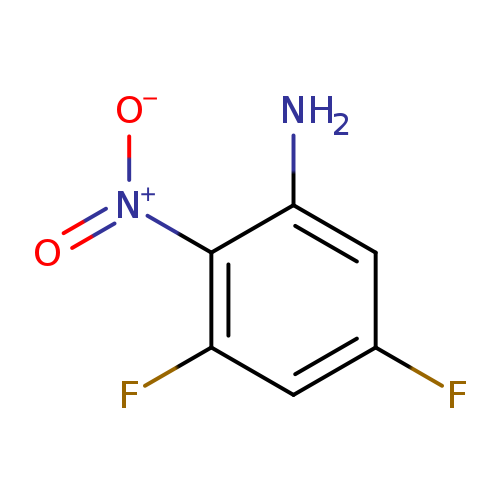 Fc1cc(N)c(c(c1)F)[N+](=O)[O-]