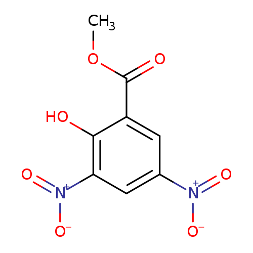 COC(=O)c1cc(cc(c1O)[N+](=O)[O-])[N+](=O)[O-]