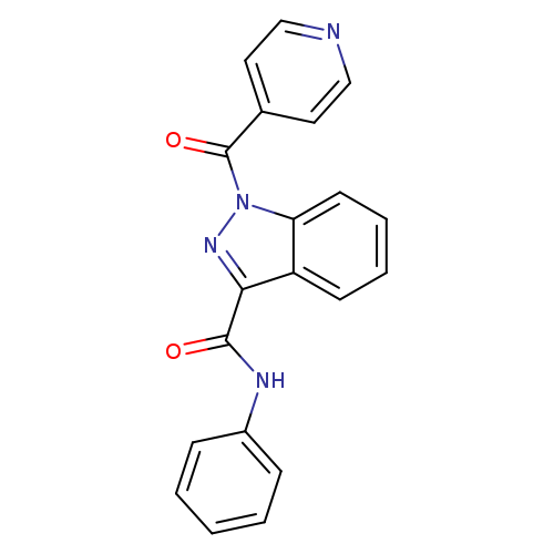 O=C(c1nn(c2c1cccc2)C(=O)c1ccncc1)Nc1ccccc1