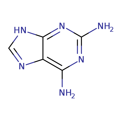 Nc1nc(N)c2c(n1)[nH]cn2