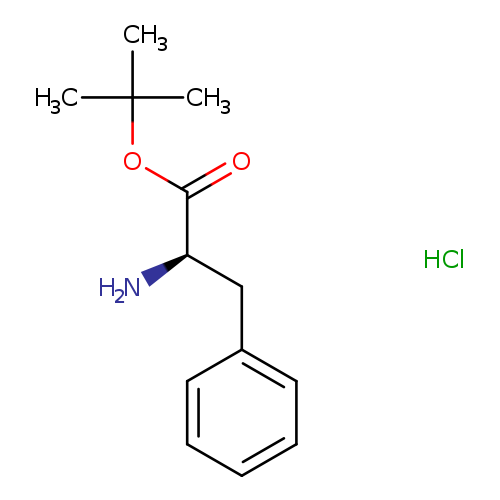 N[C@@H](C(=O)OC(C)(C)C)Cc1ccccc1.Cl