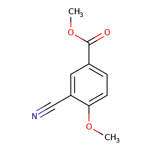 COC(=O)c1ccc(c(c1)C#N)OC
