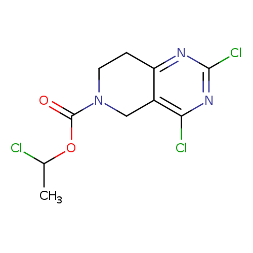 CC(OC(=O)N1CCc2c(C1)c(Cl)nc(n2)Cl)Cl