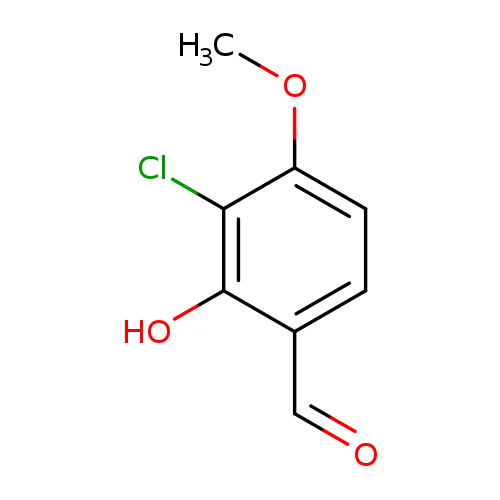 COc1ccc(c(c1Cl)O)C=O