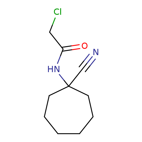 ClCC(=O)NC1(CCCCCC1)C#N