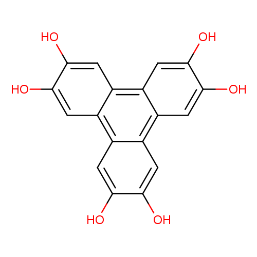 Oc1cc2c(cc1O)c1cc(O)c(cc1c1c2cc(O)c(c1)O)O