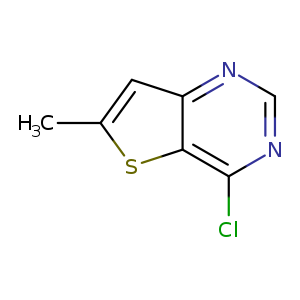 Cc1cc2c(s1)c(Cl)ncn2