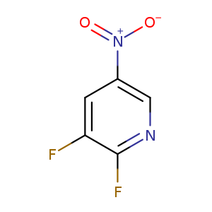[O-][N+](=O)c1cnc(c(c1)F)F