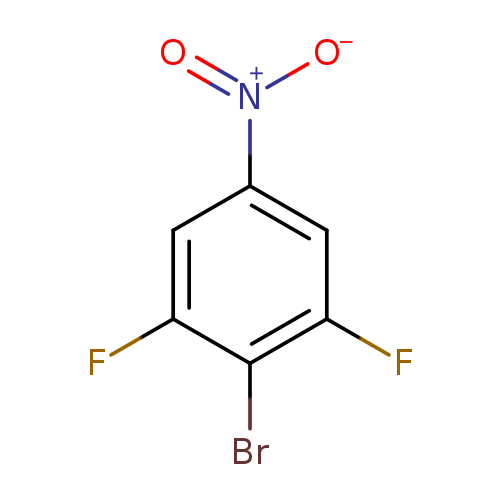 [O-][N+](=O)c1cc(F)c(c(c1)F)Br
