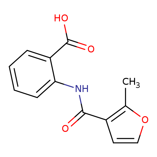 OC(=O)c1ccccc1NC(=O)c1ccoc1C