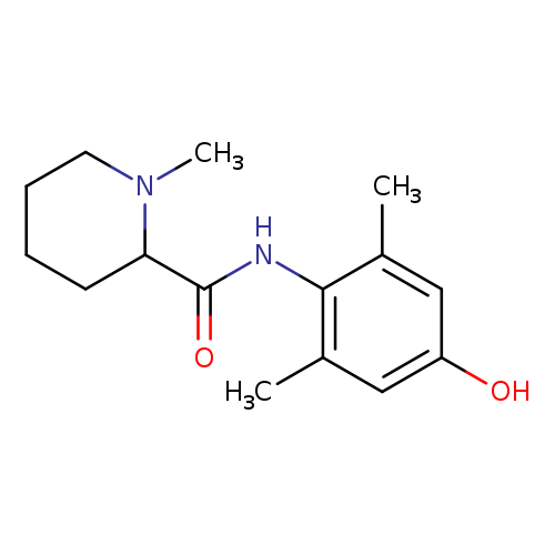 CN1CCCCC1C(=O)Nc1c(C)cc(cc1C)O