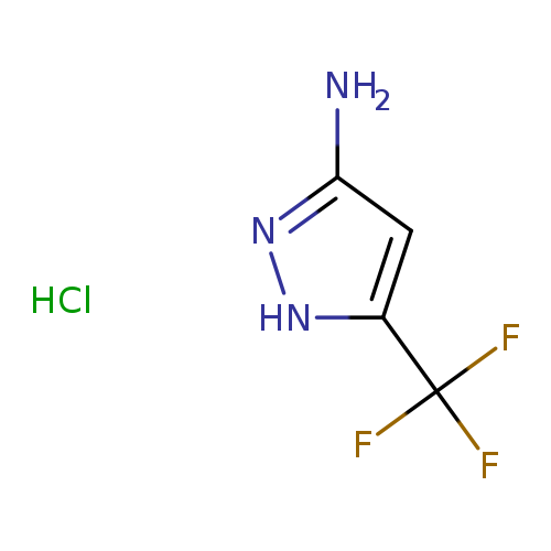 FC(c1[nH]nc(c1)N)(F)F.Cl