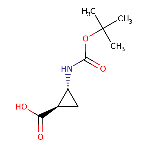 O=C(OC(C)(C)C)N[C@@H]1C[C@H]1C(=O)O