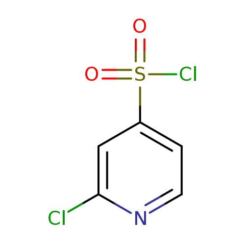 Clc1nccc(c1)S(=O)(=O)Cl