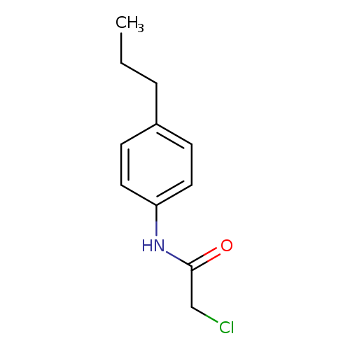 CCCc1ccc(cc1)NC(=O)CCl