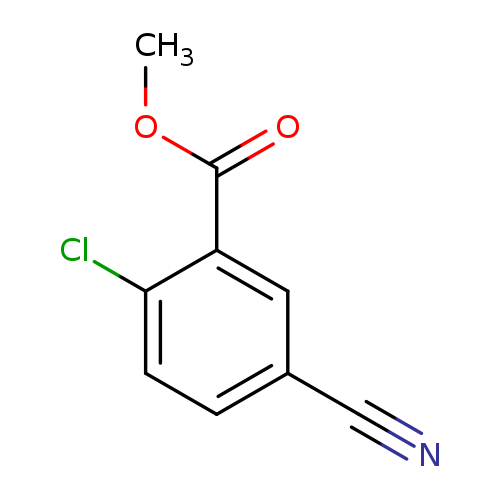 COC(=O)c1cc(C#N)ccc1Cl