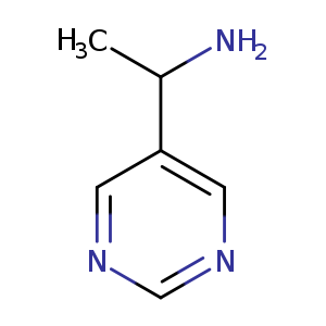 CC(c1cncnc1)N