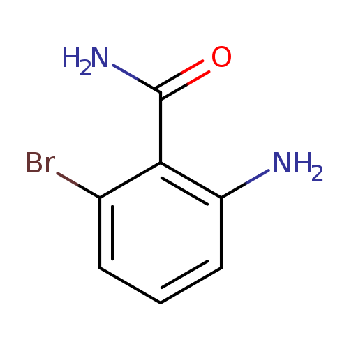 NC(=O)c1c(N)cccc1Br