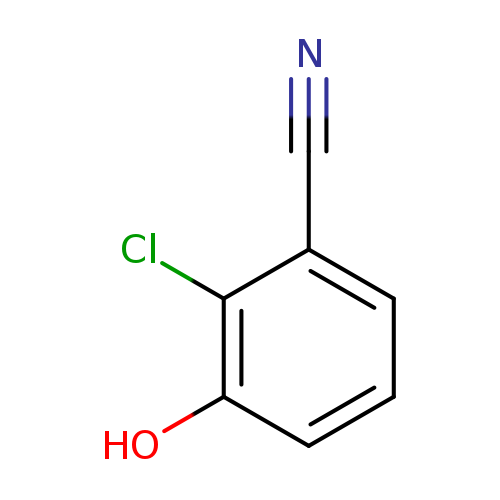 N#Cc1cccc(c1Cl)O