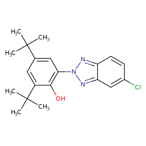 Clc1ccc2c(c1)nn(n2)c1cc(cc(c1O)C(C)(C)C)C(C)(C)C