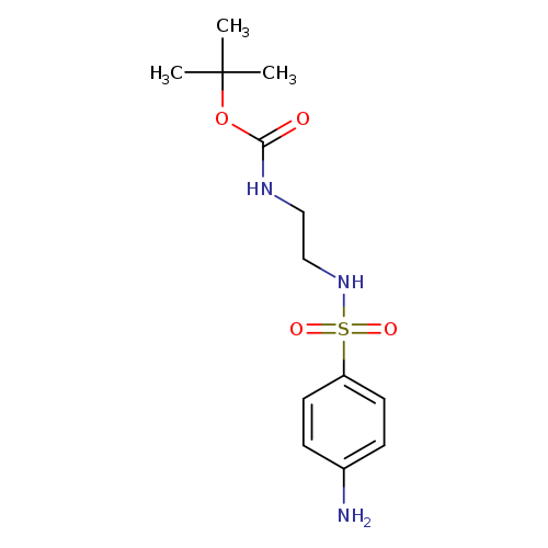 O=C(OC(C)(C)C)NCCNS(=O)(=O)c1ccc(cc1)N