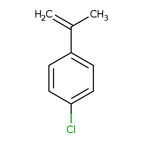 CC(=C)c1ccc(cc1)Cl