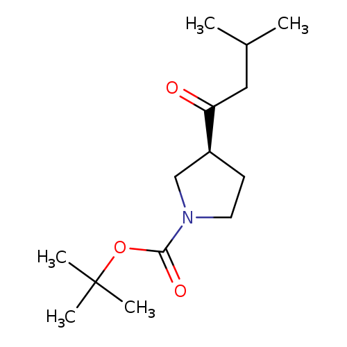 CC(CC(=O)[C@H]1CCN(C1)C(=O)OC(C)(C)C)C