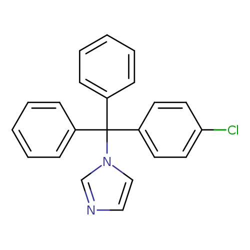 Clc1ccc(cc1)C(n1cncc1)(c1ccccc1)c1ccccc1