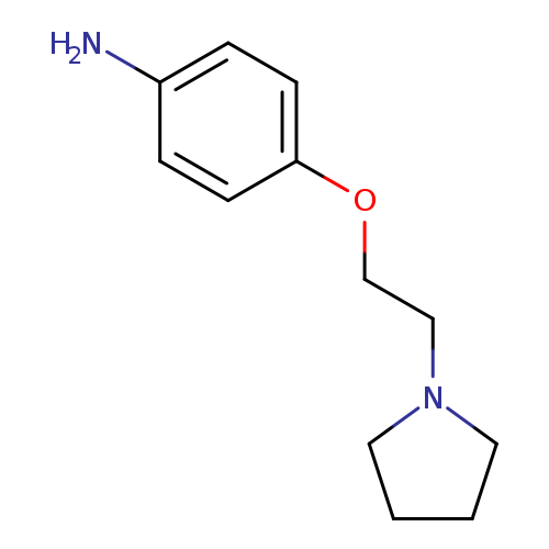 Nc1ccc(cc1)OCCN1CCCC1
