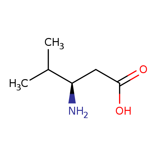 N[C@@H](C(C)C)CC(=O)O