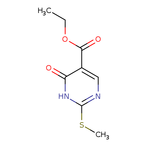 CCOC(=O)c1cnc([nH]c1=O)SC