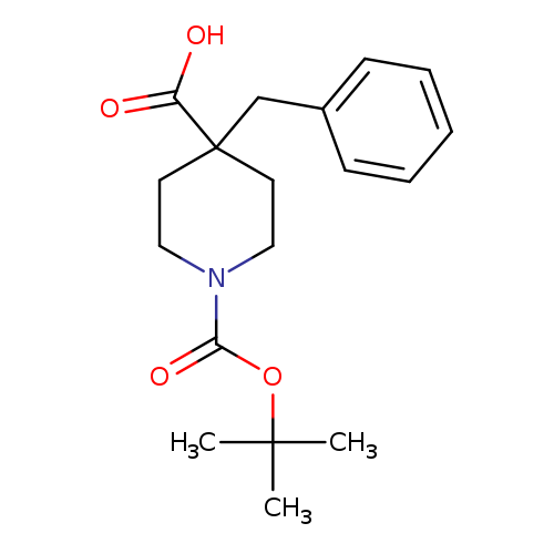 OC(=O)C1(CCN(CC1)C(=O)OC(C)(C)C)Cc1ccccc1