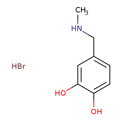 CNCc1ccc(c(c1)O)O.Br