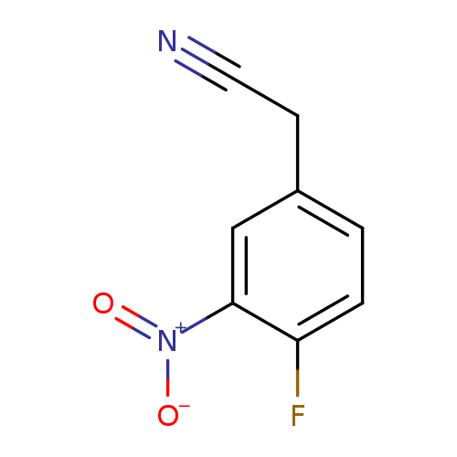 N#CCc1ccc(c(c1)[N+](=O)[O-])F