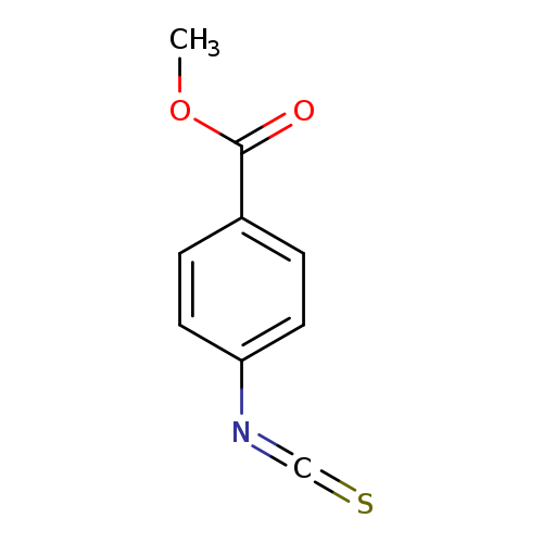 S=C=Nc1ccc(cc1)C(=O)OC