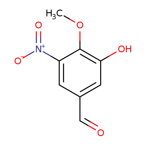 COc1c(O)cc(cc1[N+](=O)[O-])C=O