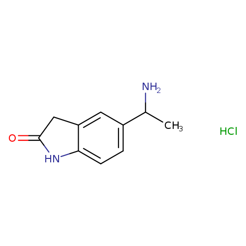 O=C1Nc2c(C1)cc(cc2)C(N)C.Cl