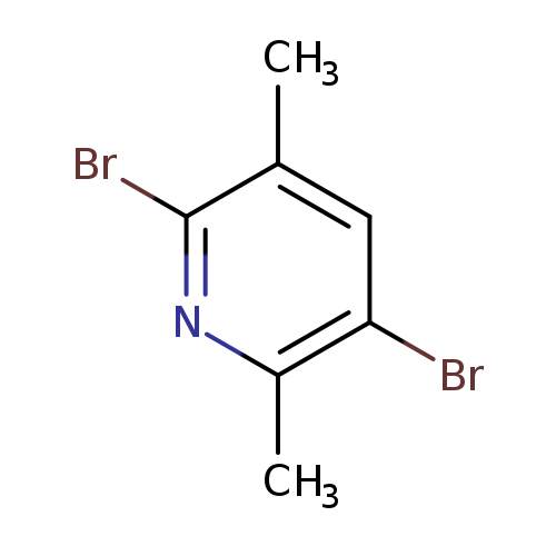 Brc1nc(C)c(cc1C)Br