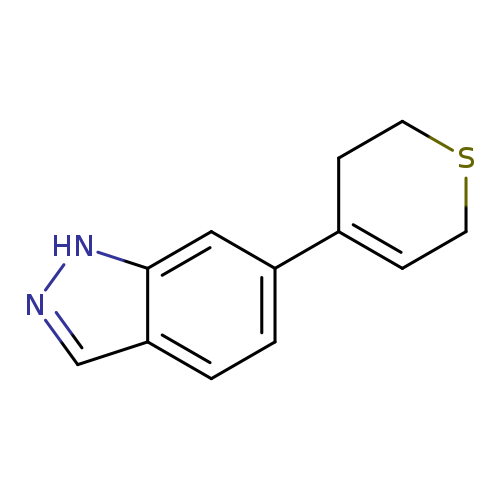 S1CCC(=CC1)c1ccc2c(c1)[nH]nc2
