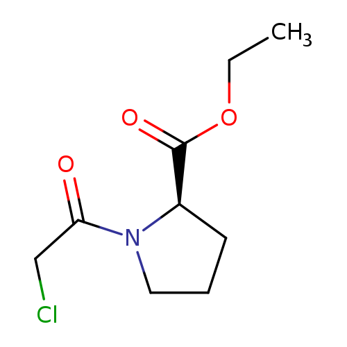 CCOC(=O)[C@H]1CCCN1C(=O)CCl