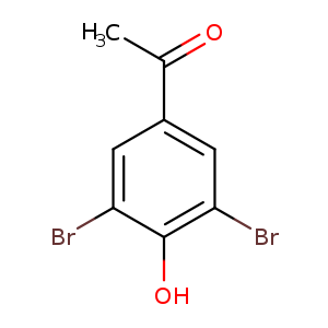 CC(=O)c1cc(Br)c(c(c1)Br)O