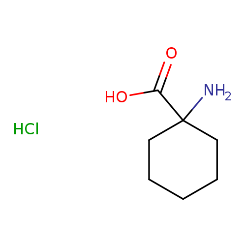 OC(=O)C1(N)CCCCC1.Cl