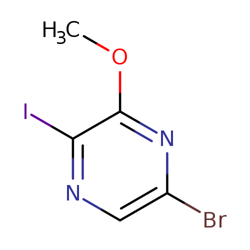 COc1nc(Br)cnc1I