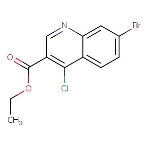 CCOC(=O)c1cnc2c(c1Cl)ccc(c2)Br