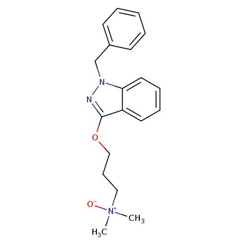 [O-][N+](CCCOc1nn(c2c1cccc2)Cc1ccccc1)(C)C